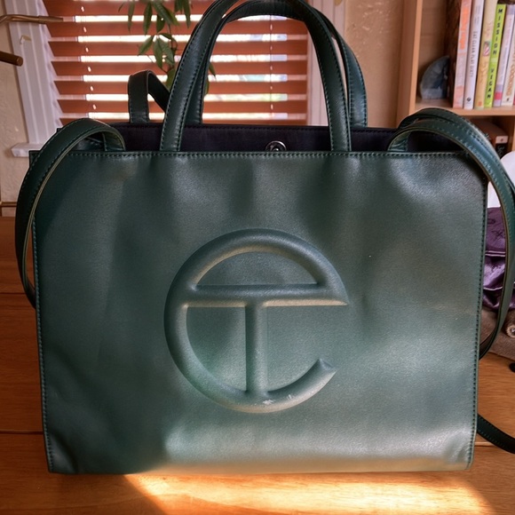 Telfar Medium Green Shopping Bag - Picture 7 of 11